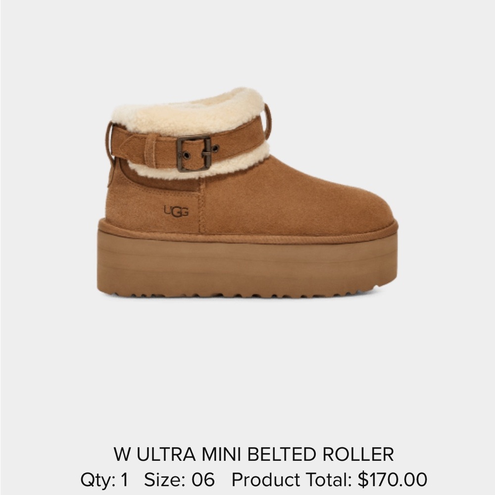 Ugg Ultra Mini Platform Booties W6